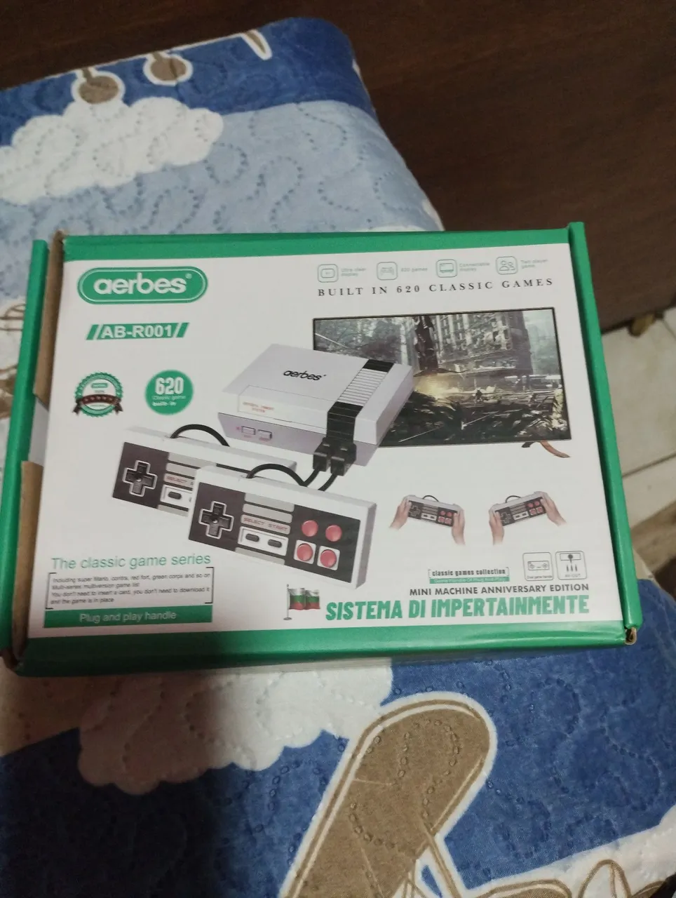 Console Retrô Aerbes 620 Jogos Clássicos