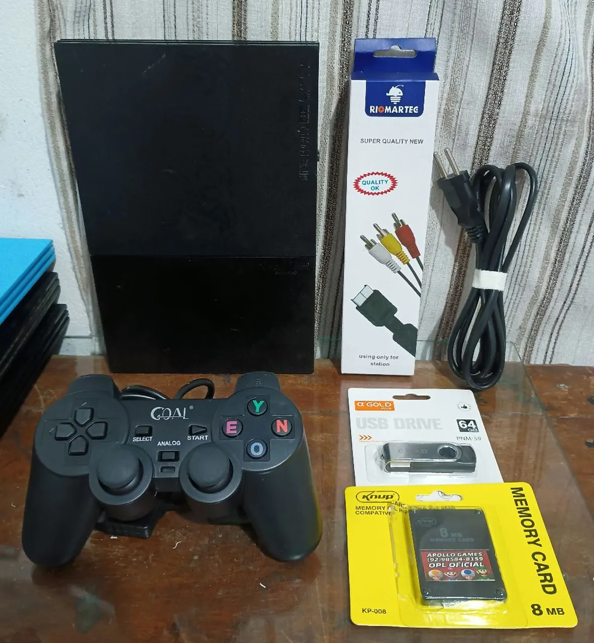 PS2 COMPLETO + JOGOS + 1 CONTROLE