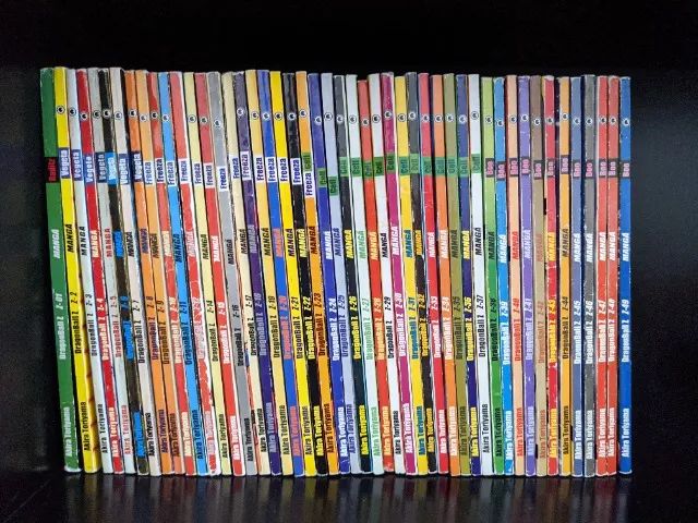 Coleção de Mangás Dragon Ball Z - Volumes 1-49 (exceto 13) - Editora Conrad - Ótimo Estado