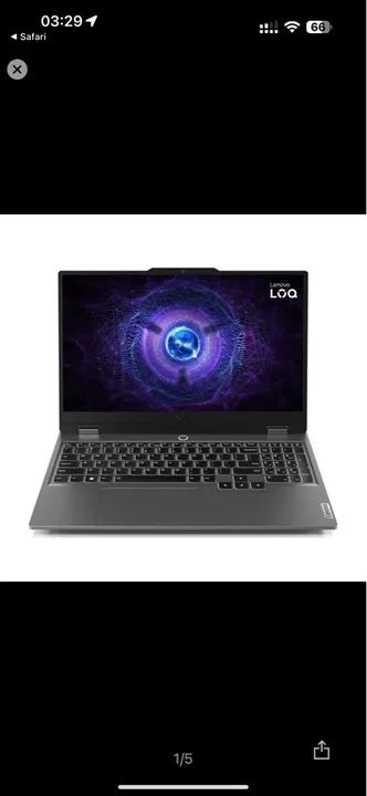 Notebook gamer Lenovo LOQ - Foto 3