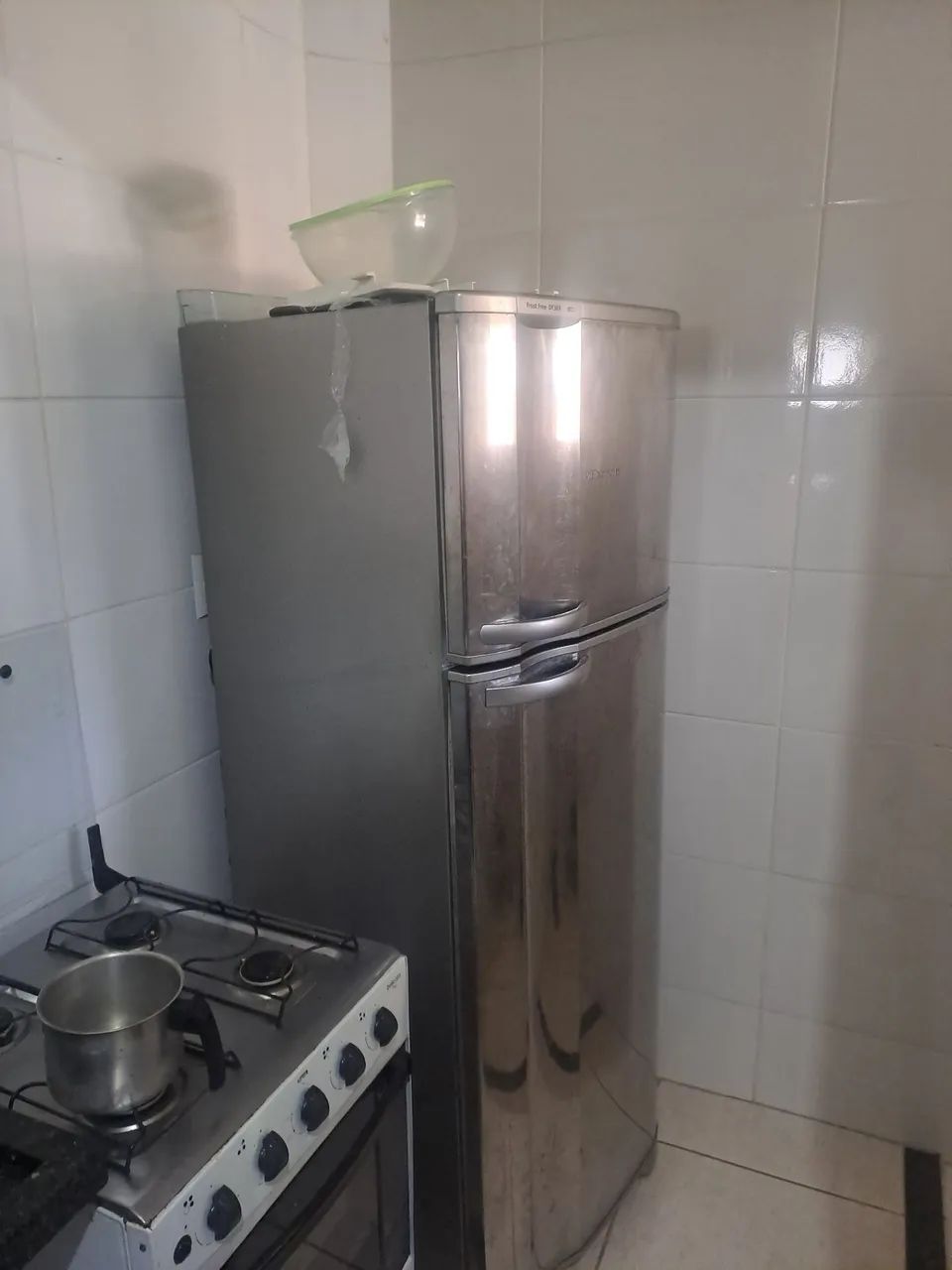 Geladeira Electrolux Duplex funcionando <br>