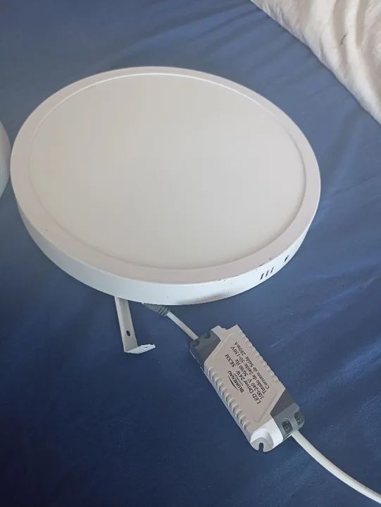 2 Placas de LED Redondas para Teto - Foto 3
