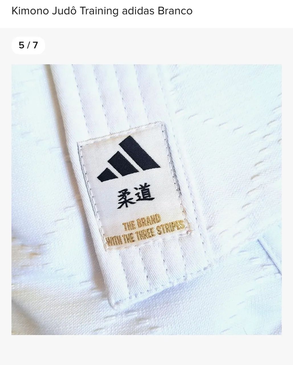 Kimono de Judô Adidas - Tamanho 160 - Foto 4