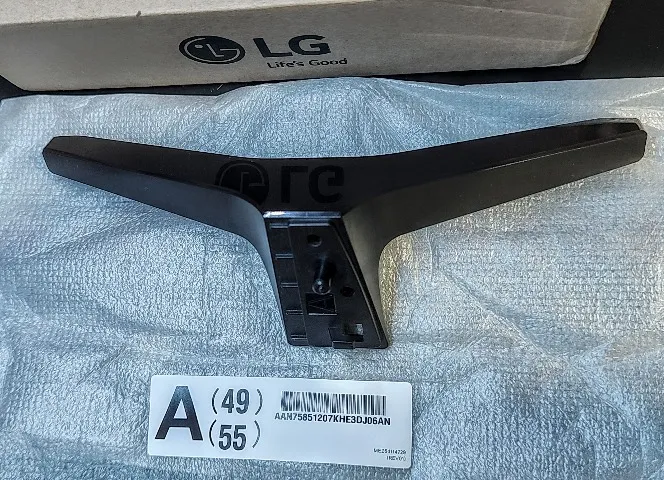 Base (pedestal) TV LG 55UJ6300 (Lado A)