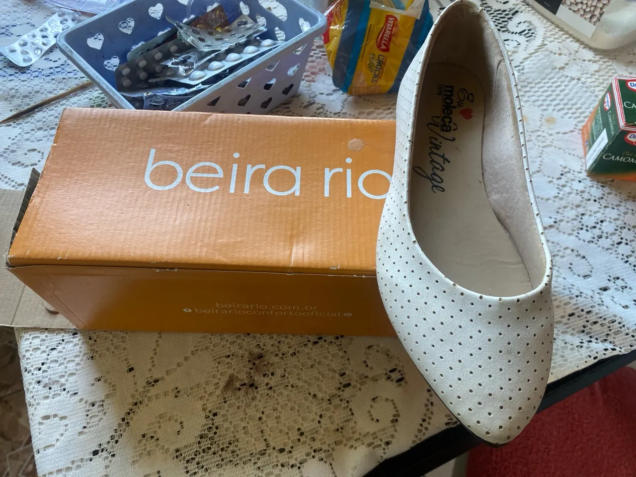 Sapatilha Feminina Beira Rio Vintage Furadinha