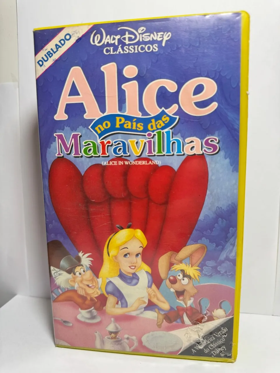 Fita VHS - Alice no País das Maravilhas - Clássicos Disney