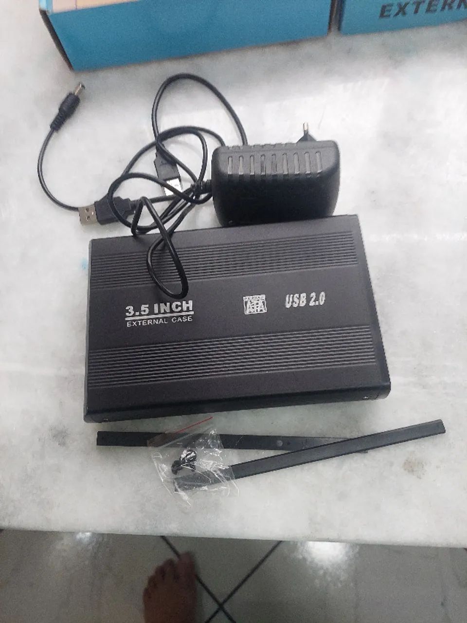 Case para HD externo - 3.5 - USB 2.0 e 3.0 - Foto 2