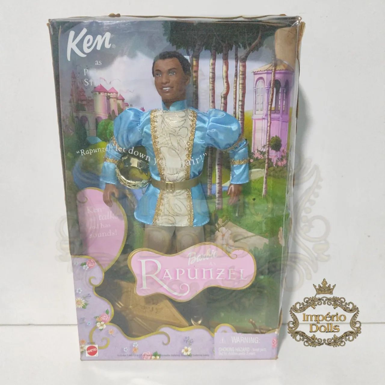 Boneca Barbie Rapunzel Ken Príncipe Original