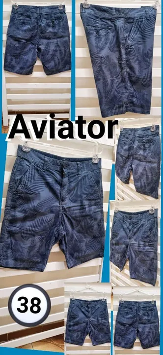 Estilosa Bermuda Masculina Aviator Chino Flex Tamanho 38 Com Elastano Novaaa Mtooo Lindaaa