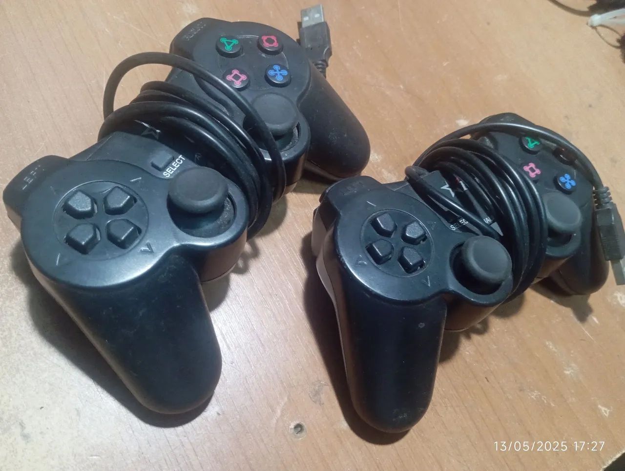Controle Feira USB para PS2 - 2 unidades - Foto 3