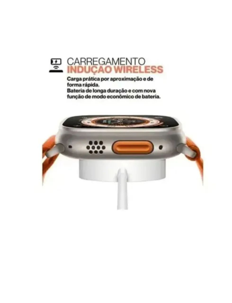 Smartwatch X8 Ultra + com Pulseira Preta  - Foto 5