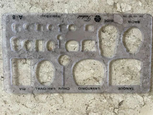 Régua desenho técnico