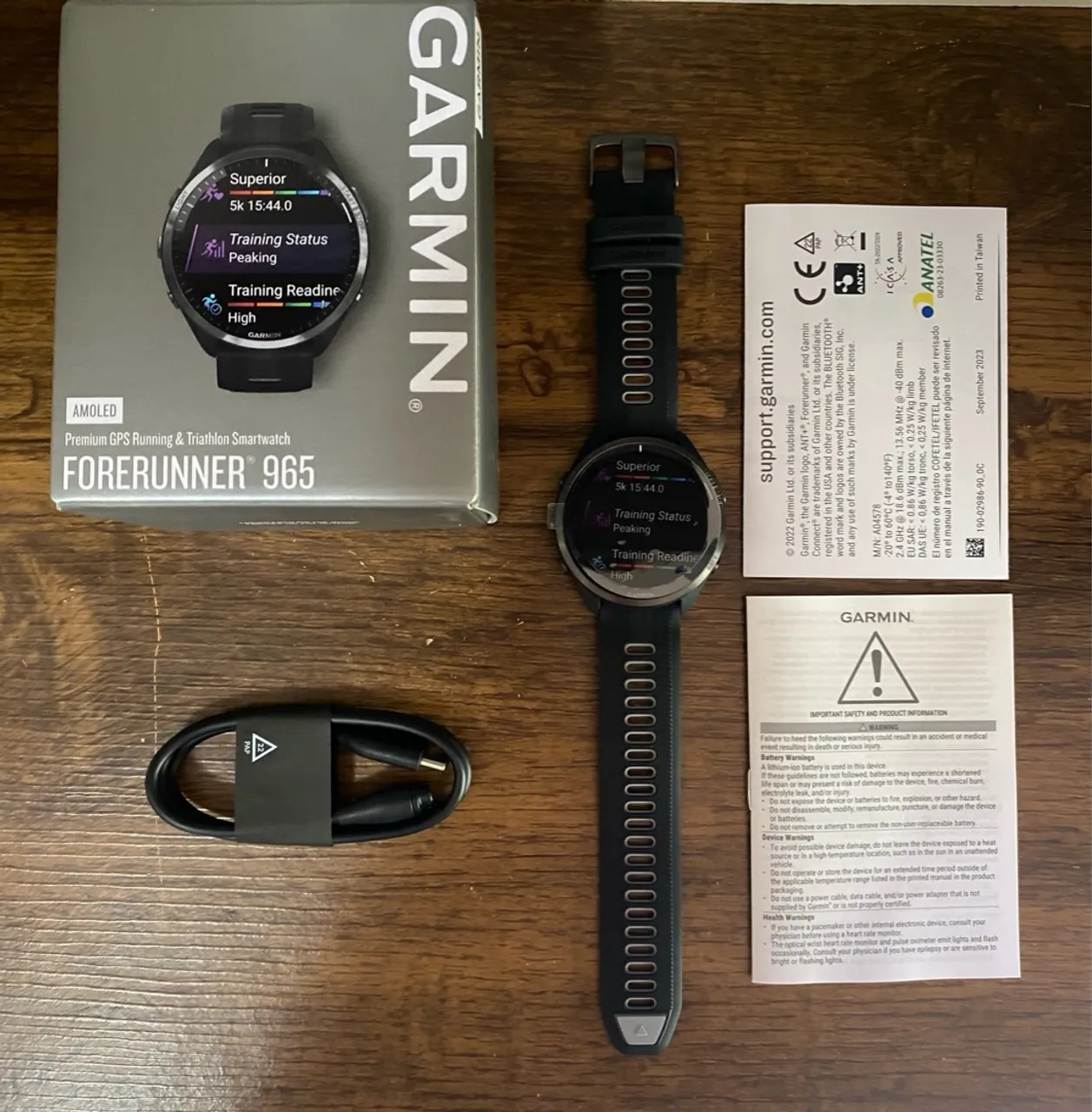 Relógio Garmin Forerunner 965 Amoled Novo Lacrado