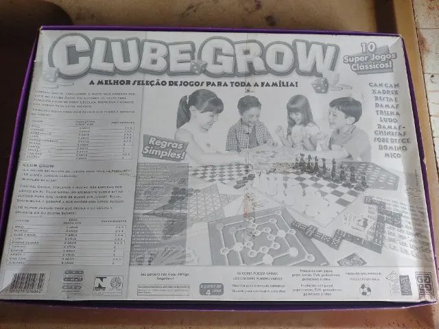 Clube Grow Conjunto de 10 Jogos Clássicos Completo - Foto 2