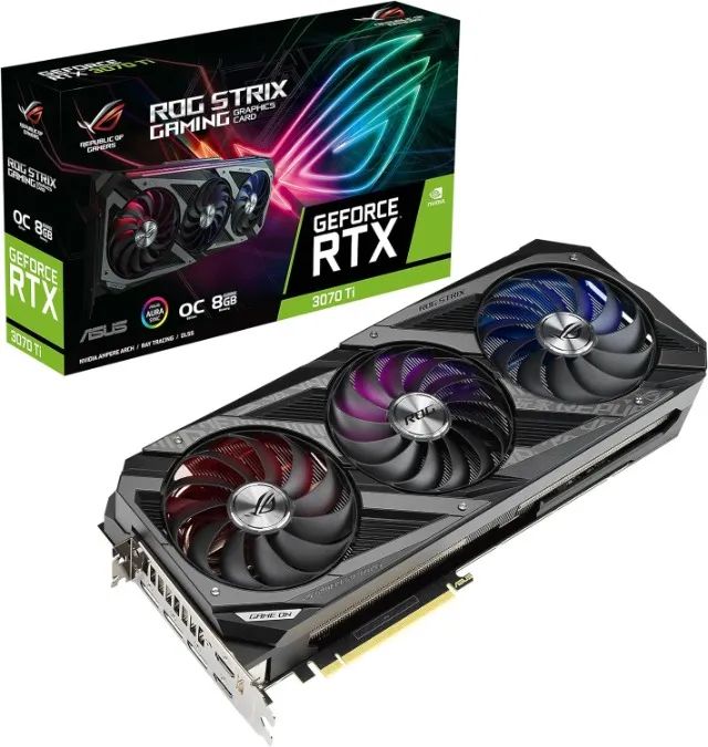 Asus GeForce RTX 3070Ti OC 8GB GDDR6X ROG Strix (ENTREGA GRÁTIS)