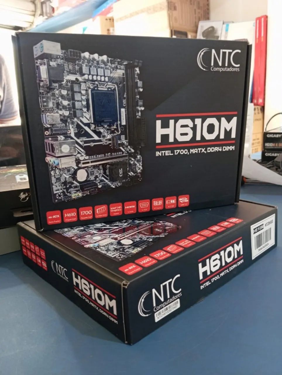 PLACA MÃE H610M SOCKET 1700 NTC - Foto 2