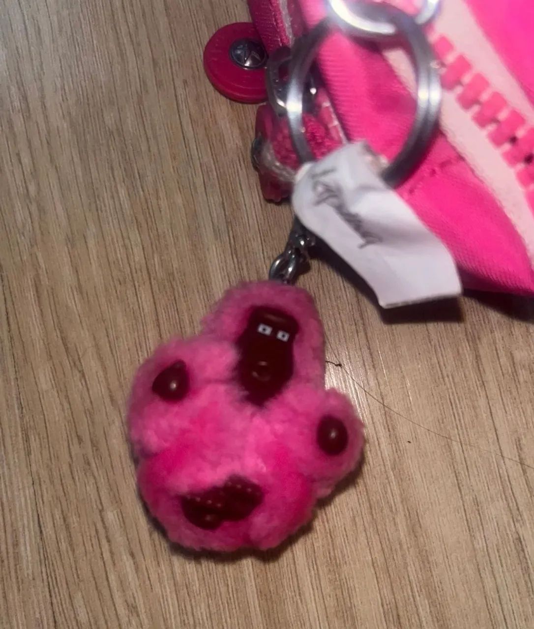 Estojo Kipling GITROY Rosa e Branco  - Foto 2