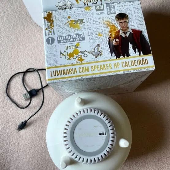 Luminária/Caixa de som bluetooth Caldeirão Speaker Harry Potter - Foto 3