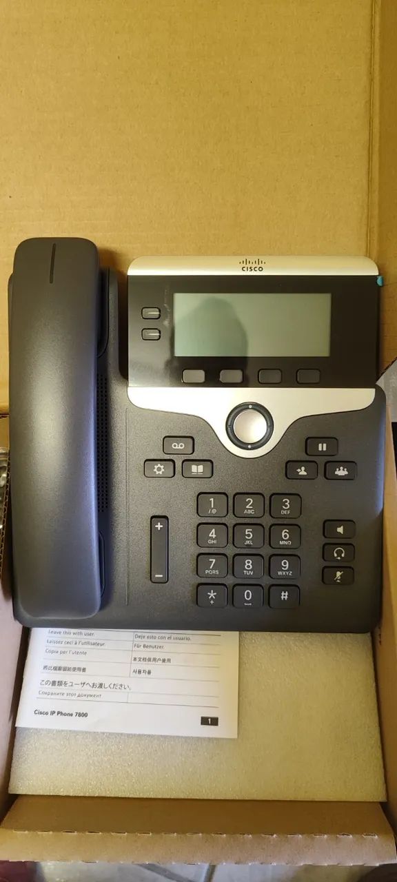Cisco IP Phone CP-7821-K9 Charcoal,Black