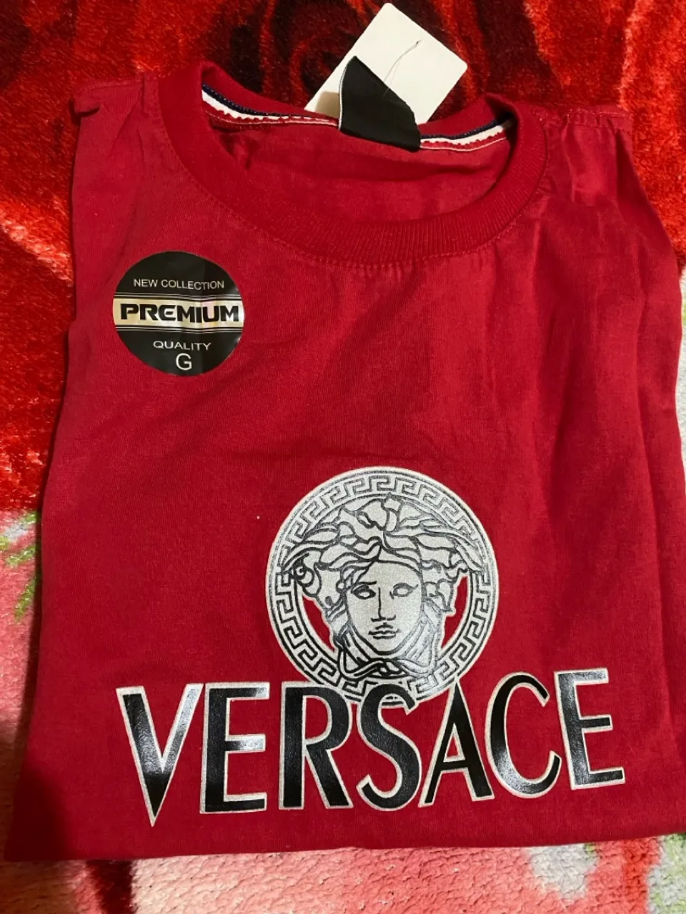 Camiseta Versace Premium Vermelha - Nova Coleção