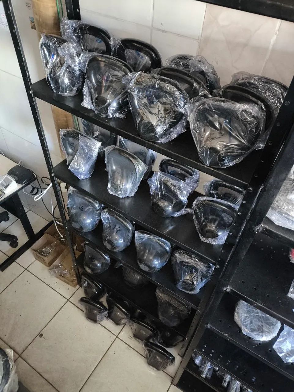 Kettebel pintado peso ktb