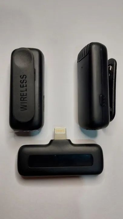 Microfone de lapela iPhone entrada lightning