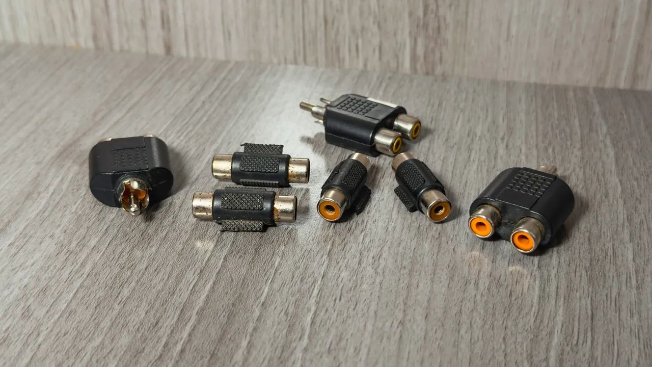 Adaptadores RCA extensor ou Y