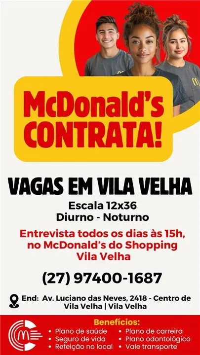 MC Donald's contrata