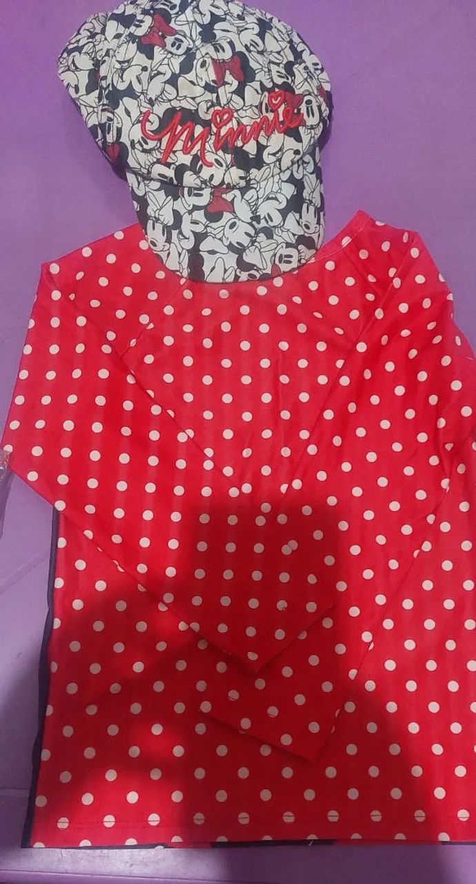 Conjunto Minnie Mouse - Roupas de Praia - Foto 2