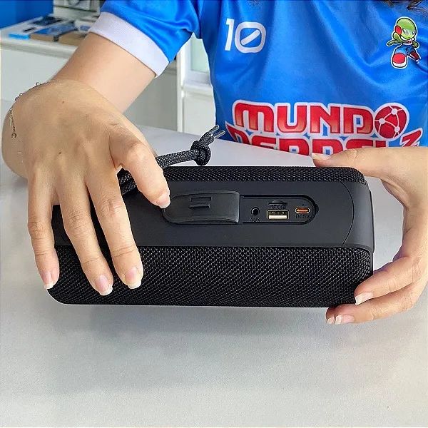 Caixa de Som Bluetooth Sem fio 16W com LED IPX6 Resistente a Água, TWS, Rádio - H'Maston  - Foto 2