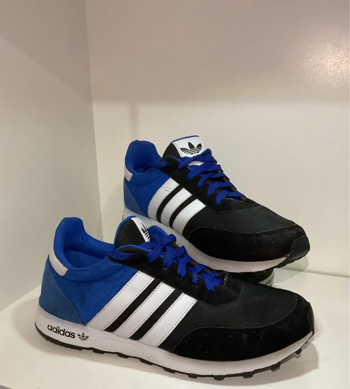 TÊNIS ADIDAS NEO PRETO AZUL - 42