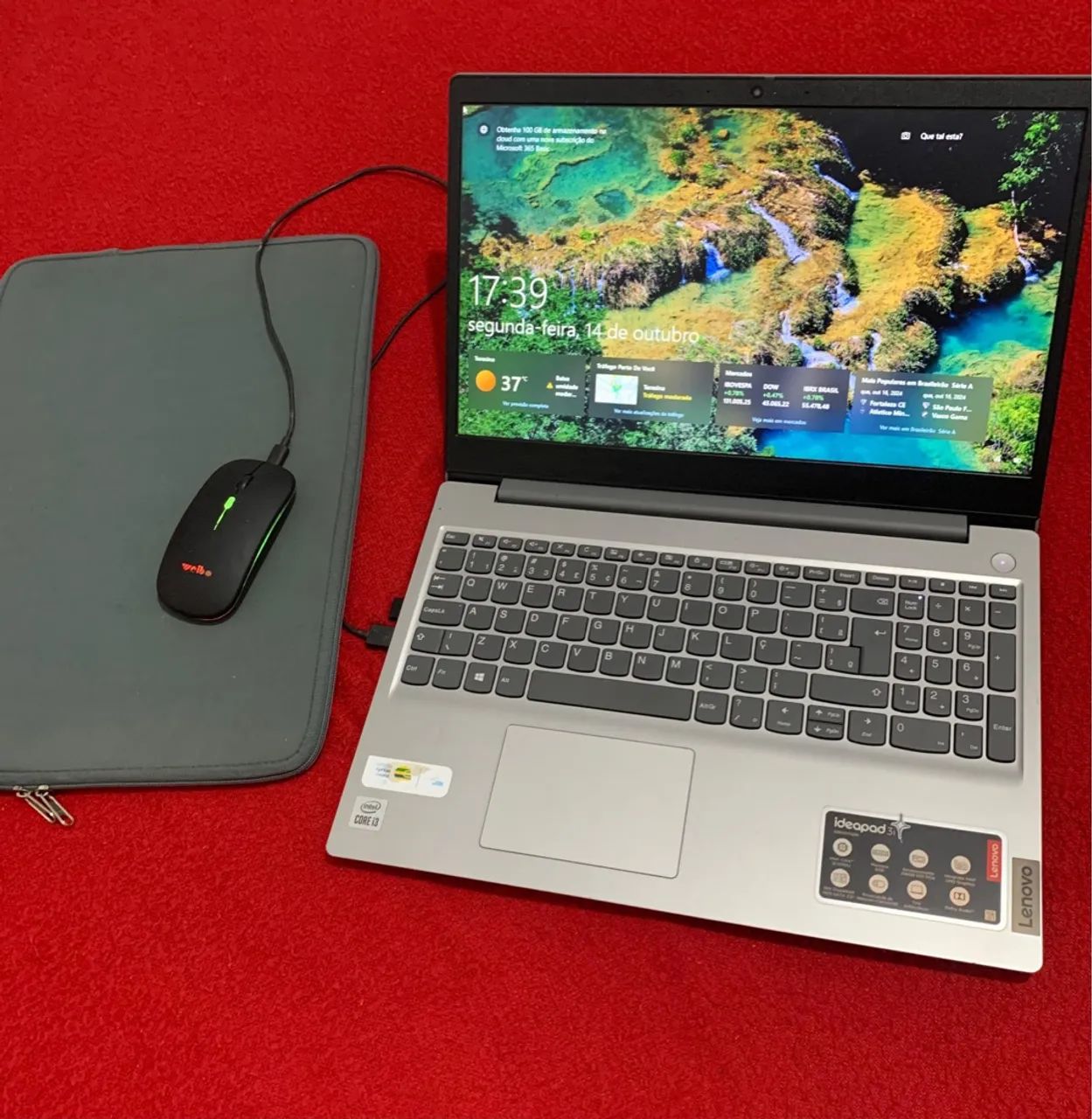 NOTEBOOK LENOVO I3 10G SEMI NOVO,04GB MEMÓRIA RAM,SSD NVME 256GB,IMPECÁVEL,NEGOCIÁVEL - Foto 4