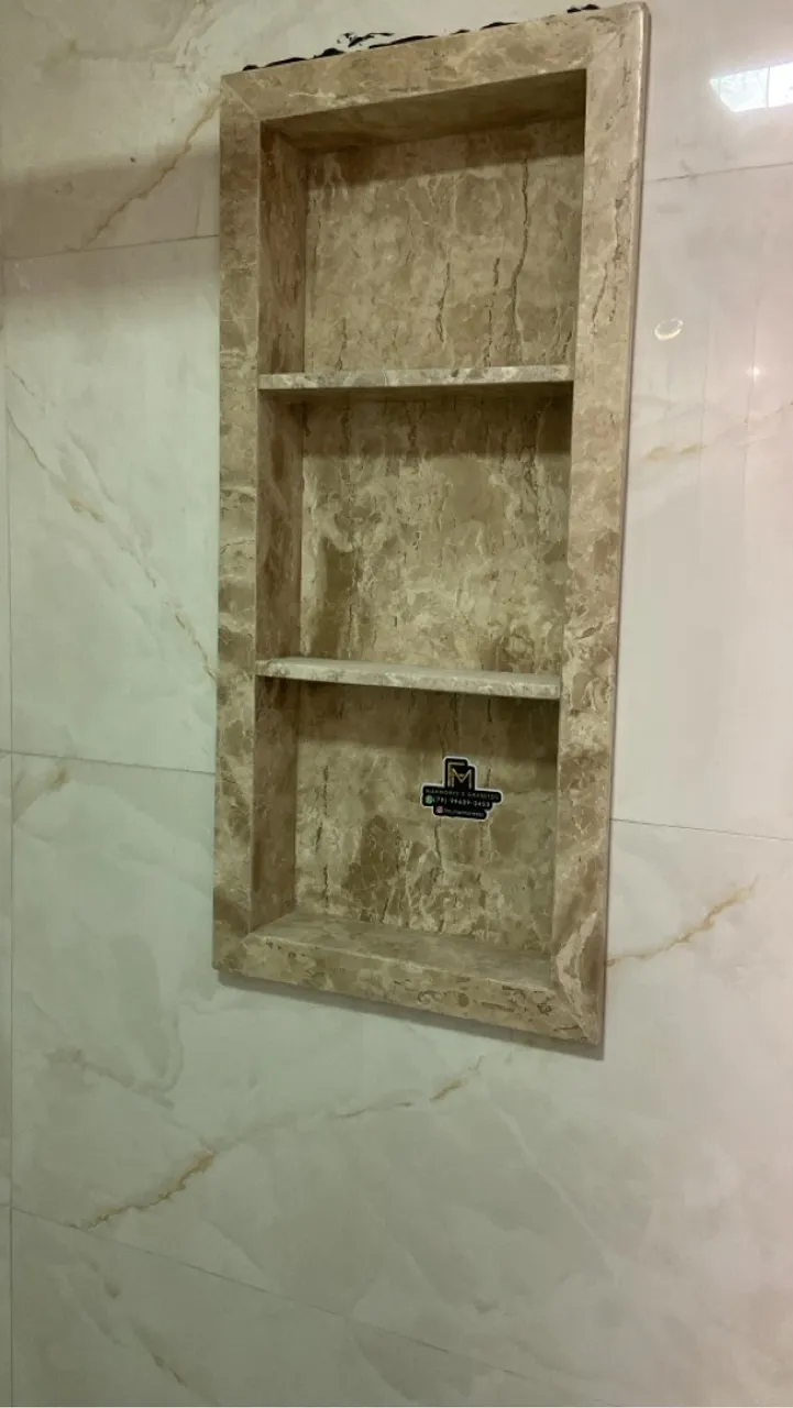 Nichos de Banheiro em Mármore