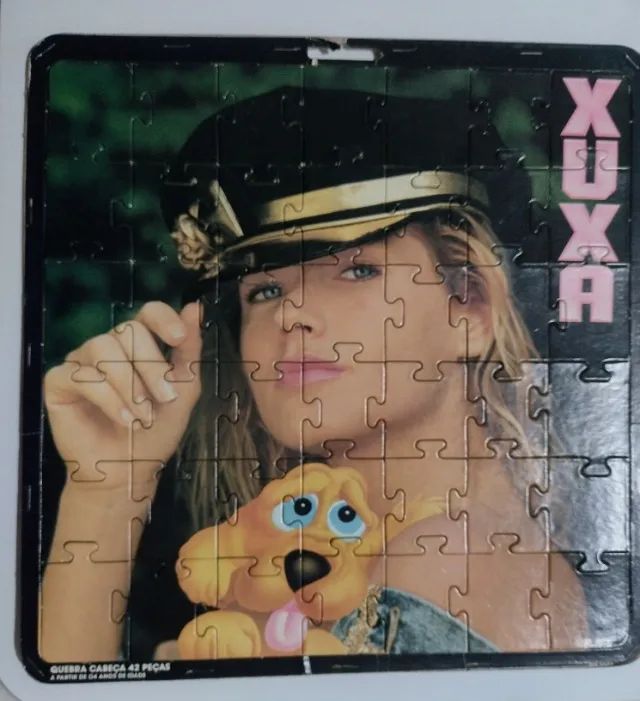 Quebra cabeça colecionável Xuxa anos 90