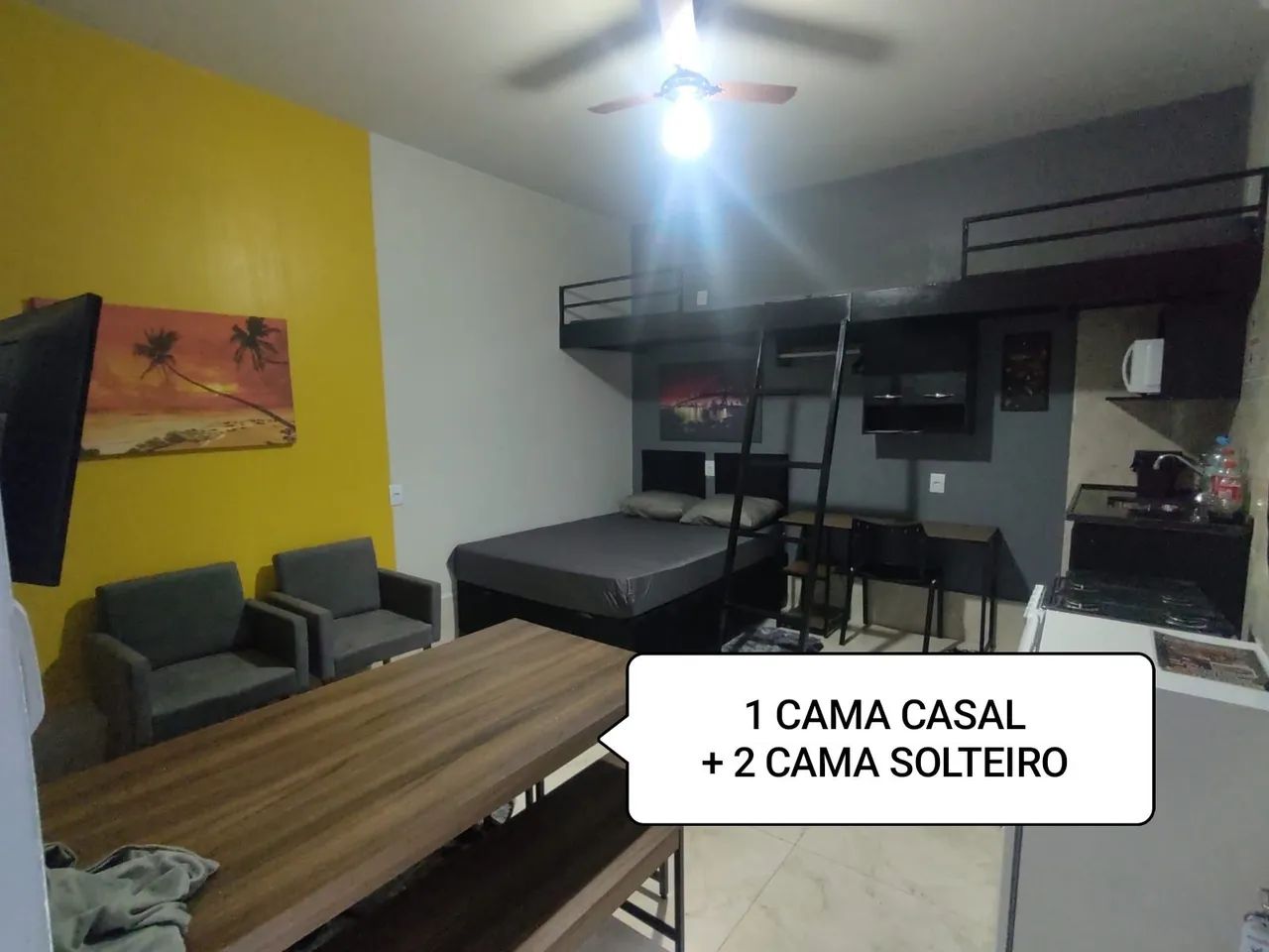 Temos Apartamento Kitnet Mobiliada Diária e Mensal (LEIA A DESCRIÇÃO) - Foto 8