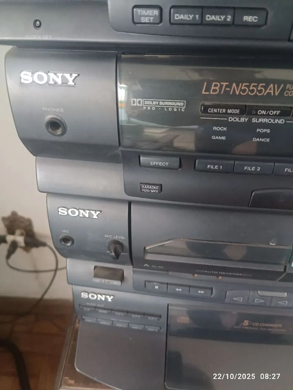 Microsystem Sony LBT 555