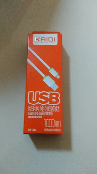 Cabo USB para Celular 1000mm - Rápido e Duradouro