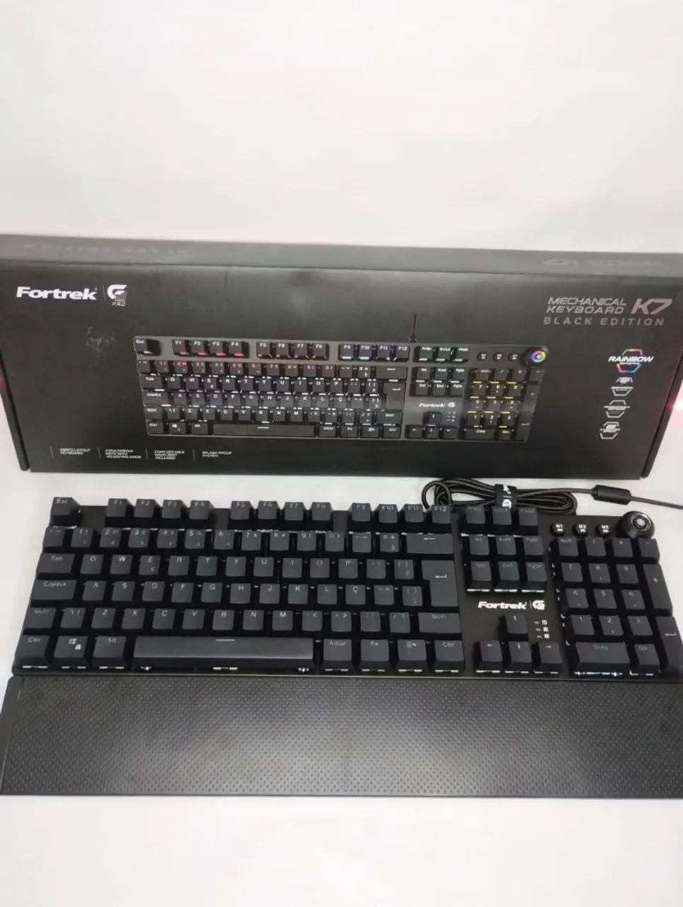 Teclado Mecânico  - Fortrek K7 Rainbow - últimas unidades 