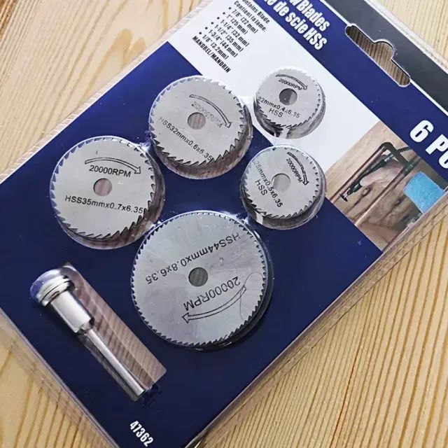 Disco Serra Circular P/ Microretifica E Furadeira C/6 Peças
