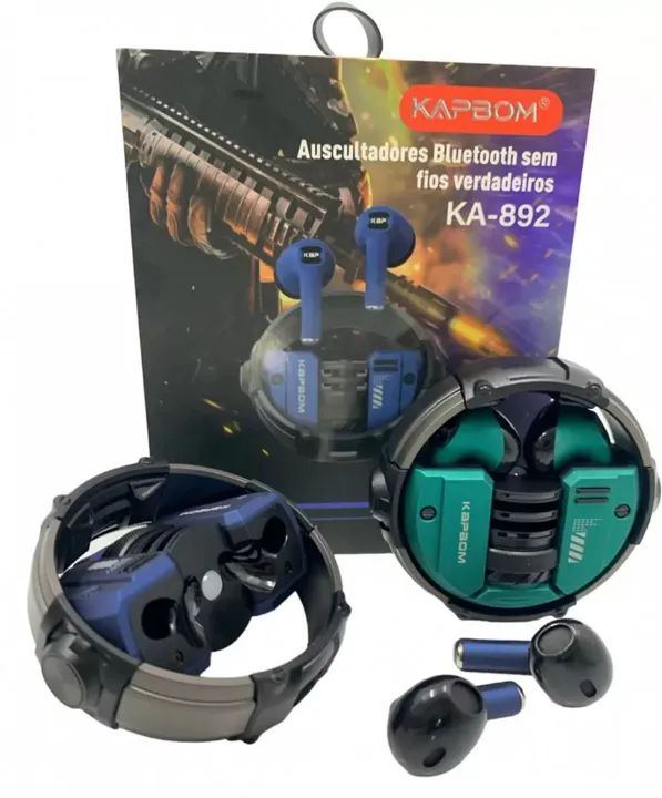 Fone de Ouvido Bluetooth Sem Fio Kpbom KA-892