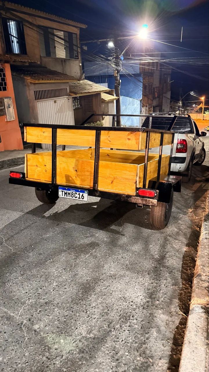 CARRETINHA FAZENDINHA 2,00 x 1,20 PRONTA ENTREGA E FABRICACAO DO SEU JEITO - Foto 5