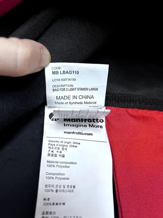 Manfrotto Bolsa De Transporte Mb Lbag110 (Usado) - Foto 4