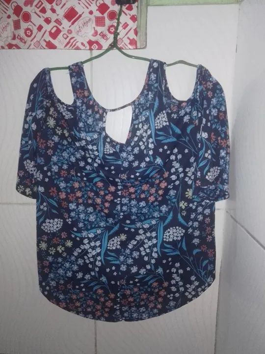 Camisa Floral Feminino M - Foto 5