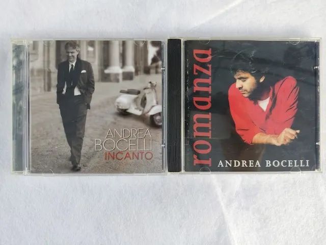 Kit 2 Cds Andrea Bocelli - Incanto 2008 - Romanza 1996