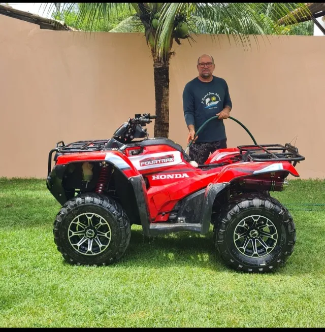 Quadriciclo Honda impecável, 4x4, Apenas 46.500. Revisado. Com nota fiscal