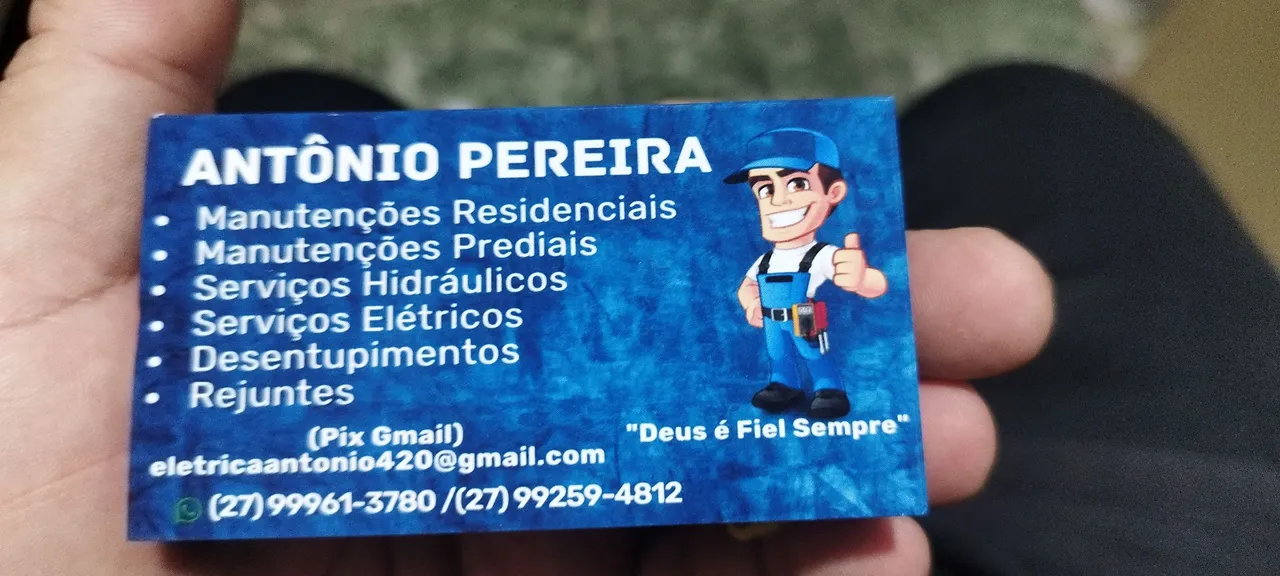 FAZEMOS CARTÃO DE VISITA