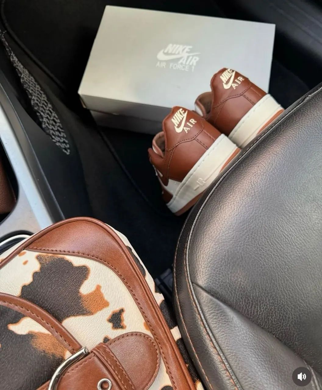Tênis Air force 1 Castanho off white - Foto 4