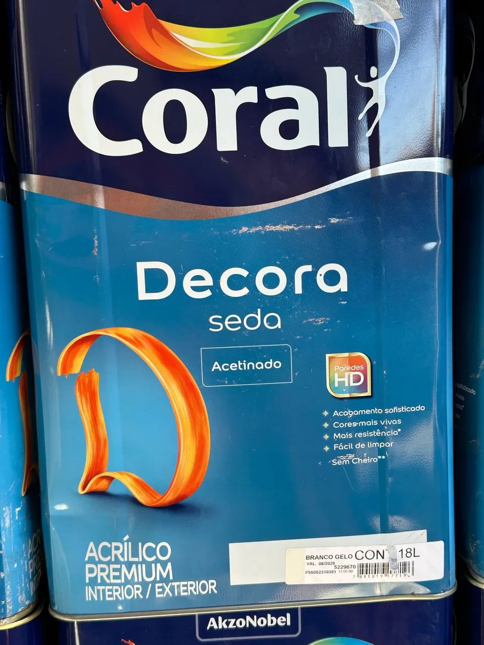 tinta lavável acetinada  - Foto 3