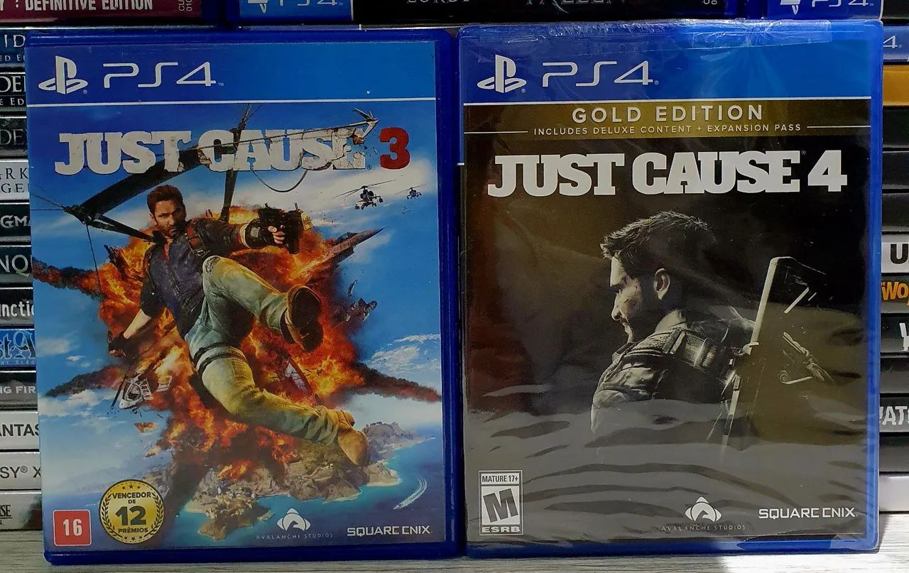 Jogos Ps4 Combo Just Cause 3 + Just Cause 4 Gold Edition 