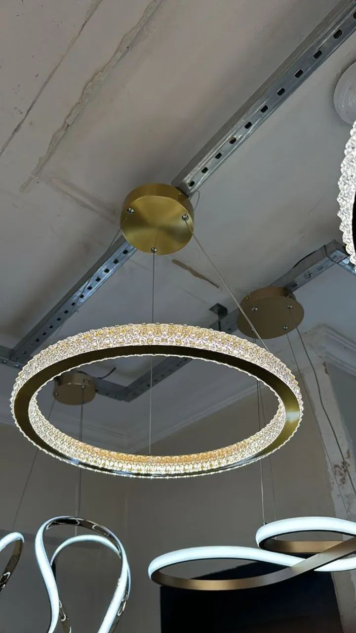 Lustre Moderno de Cristal LED